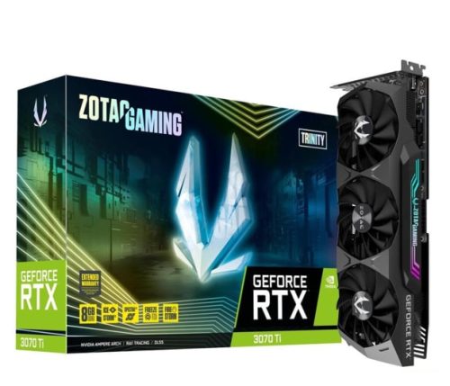 Zotac GeForce RTX 3070 Ti Gaming Trinity 8GB GDDRX6 – [Produkt archiwalny]