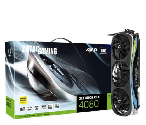 Zotac GeForce RTX 4080 Gaming AMP Extreme AIRO 16GB GDDR6X – [Produkt archiwalny]